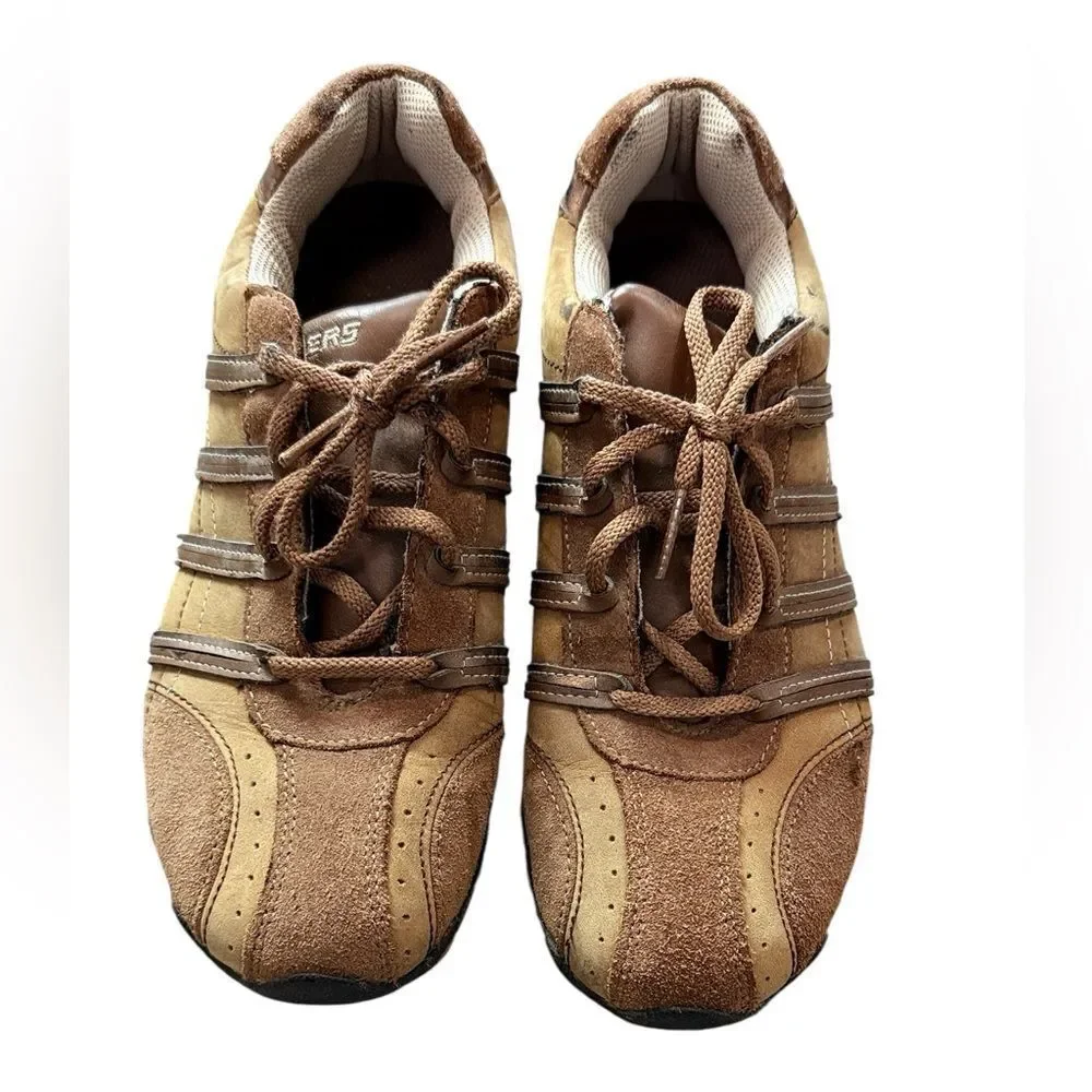 Skechers Taupe Brown Sneakers